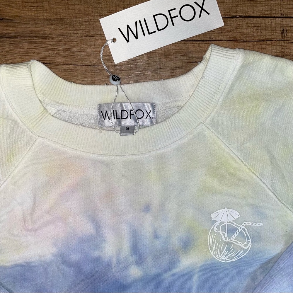 NWT Wildfox Overcast Wash Sommers Sweatshirt - Picture 8 of 11
